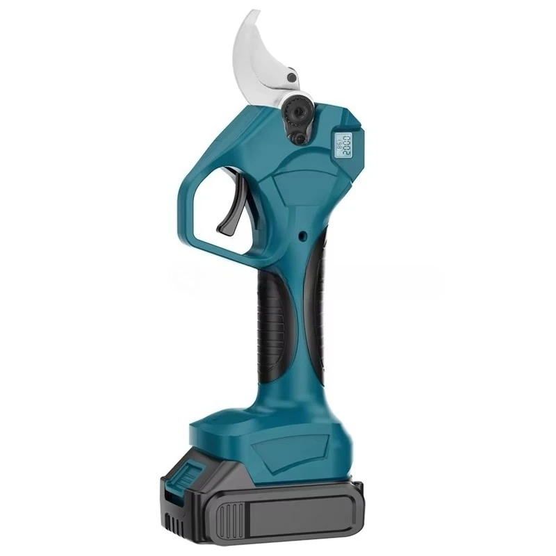 قابلة للشحن ليثيوم 21 فولت مقص كهربائي قوي حديقة شجرة الفاكهة تشذيب المقصات قطعة أثرية مقصات تشذيب 35 مللي متر