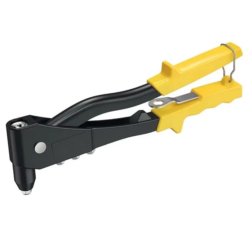 ABAE-Rettatrice per rivettatrice per carichi pesanti con 4 ugelli per macchina per rivetti e 1 chiave Utensili manuali Strumento per dadi per rivetti