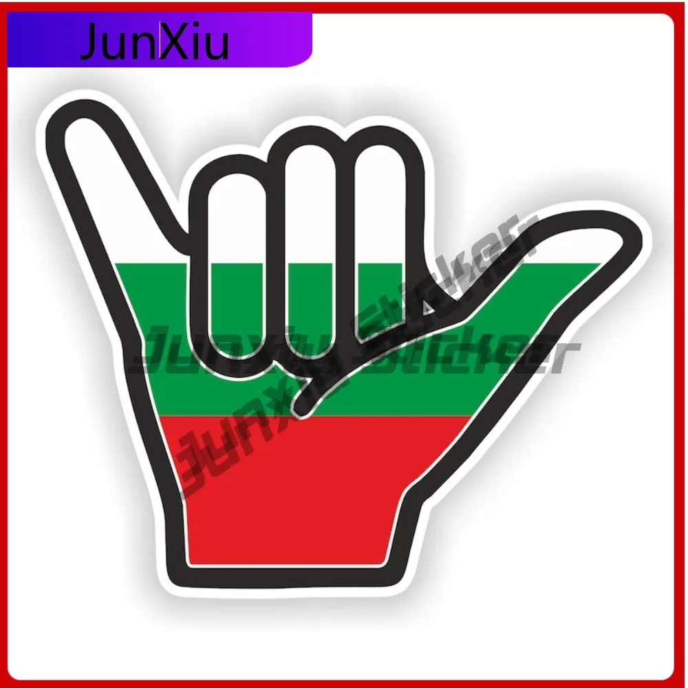 

Bulgaria Shaka Cute Laptop Weatherproof Decal Accessory Anime Funny Vinyl Car Cool Truck Waterproof Cute Sticker Proof