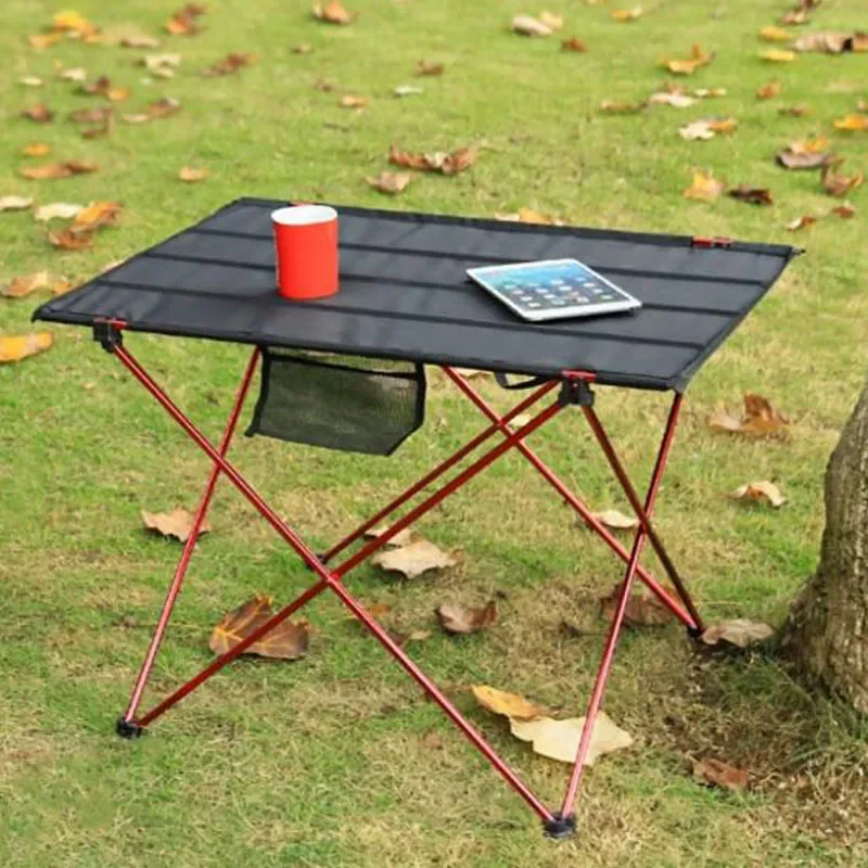 

Outdoor Camping Table Portable Foldable Desk Computer Bed Ultralight Aluminium Hiking Climbing Fishing Picnic Folding Tables