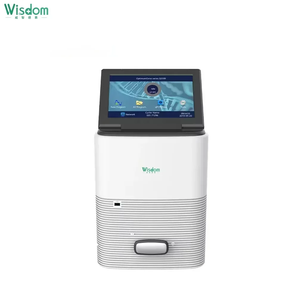 Q2000 سلسلة القنوات الحقيقية المعدات الطبية مختبر نظام Pcr اختبار سريع في الوقت الحقيقي PCR الرقمي