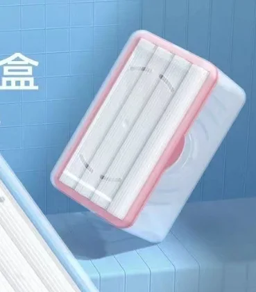 New Hand Free Scrubbing Soap Box Multifunctional Bubble Box Household Automatic Soap Drain Roller Laundry Soap Drainage Type