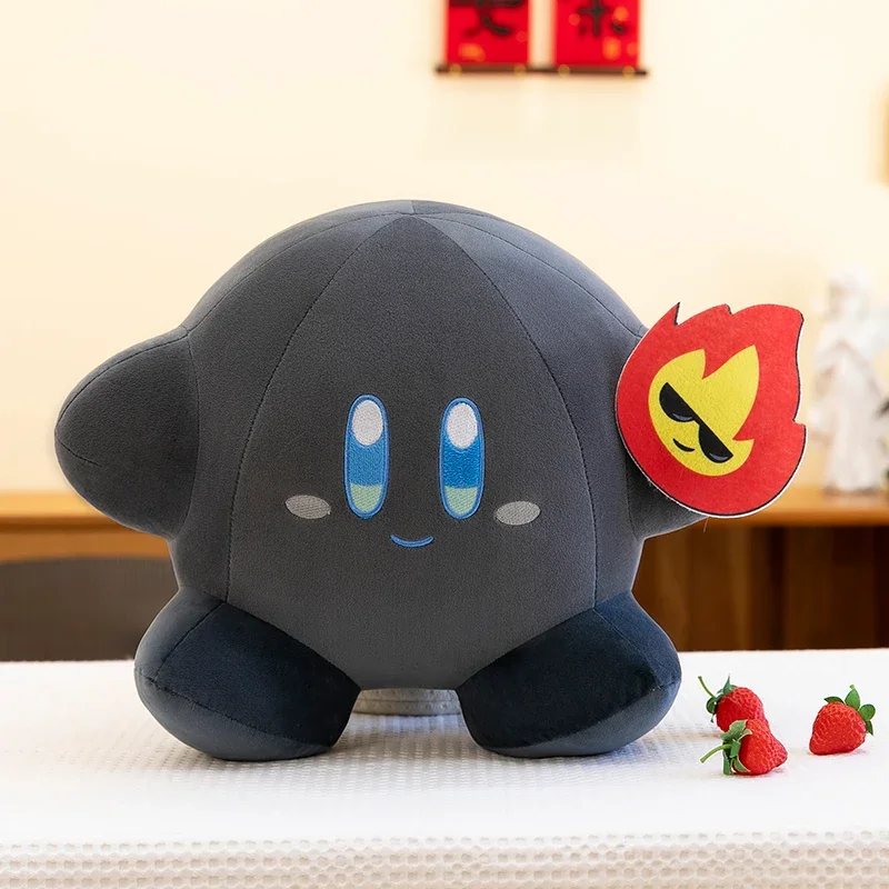 65cm อะนิเมะ Kawaii น่ารัก Black Star Kirby ตุ๊กตาตุ๊กตา Peluche ของเล่นตุ๊กตาการ์ตูนของเล่น Great ของขวัญวันเกิดคริสต์มาสสําหรับเด็ก