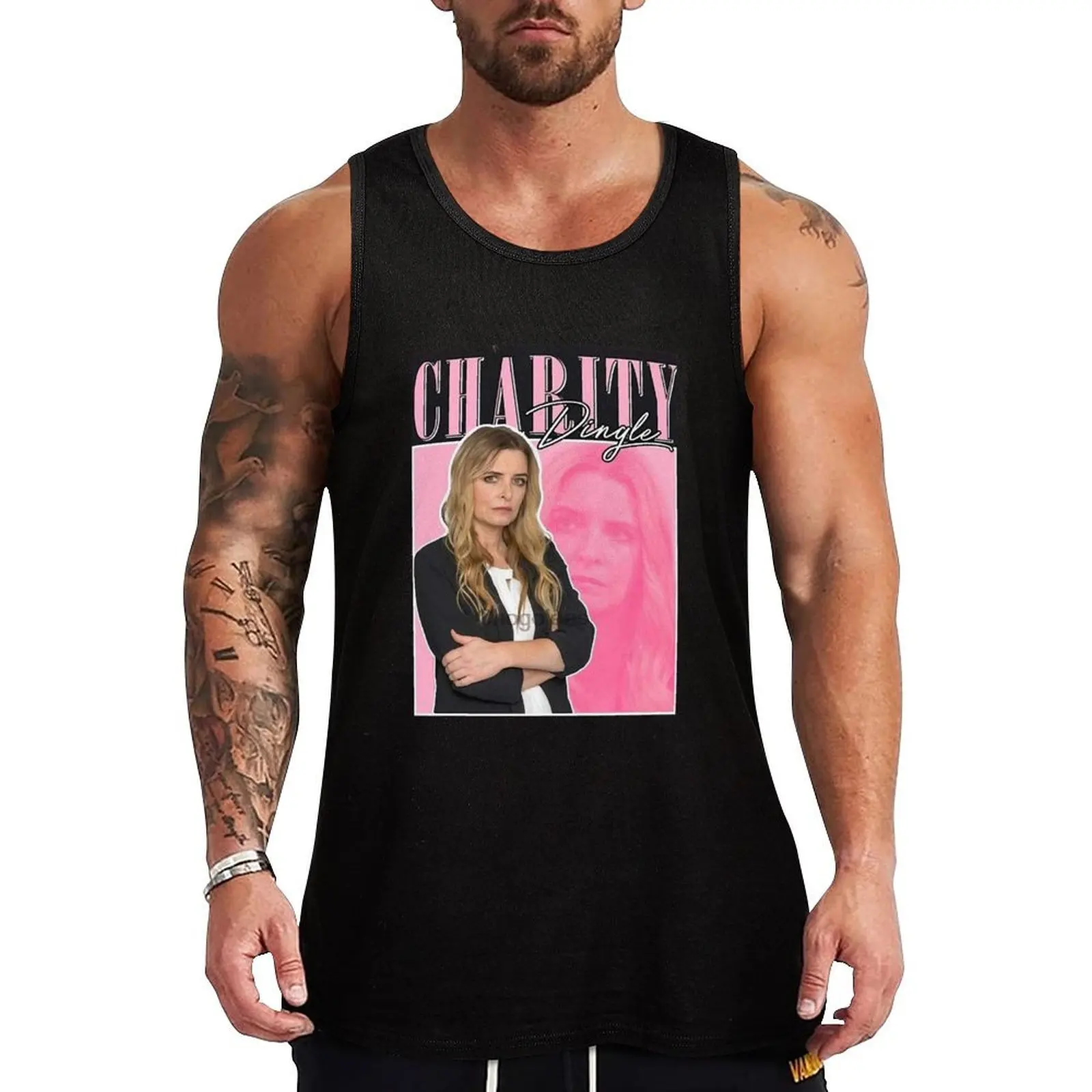 Charity Dingle Tank Top Dry Fit Workout Tank Top Chemise de sport sans manches