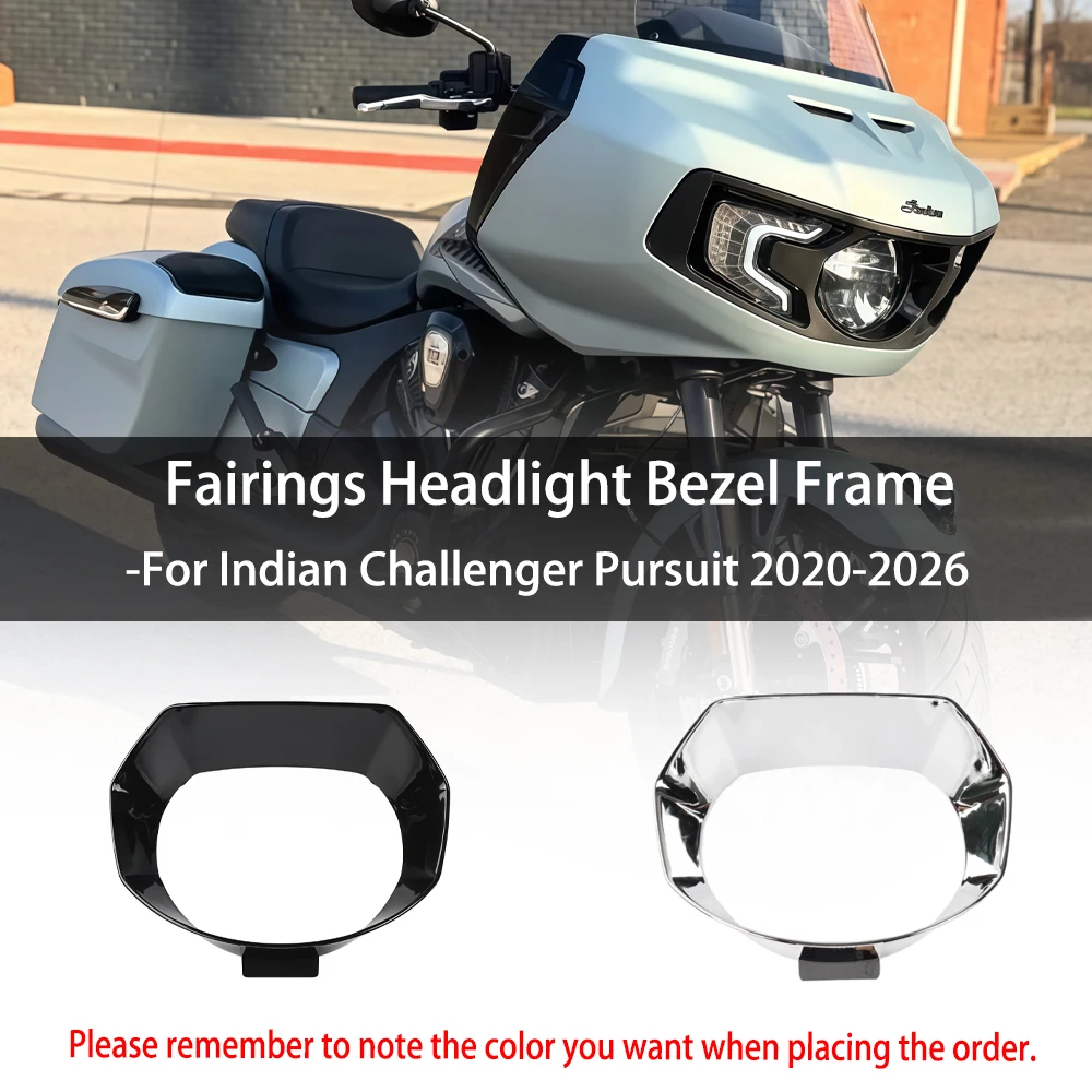 

Motorcycle Headlight Bezel Headlight Bezel For Indian Pursuit Challenger 2020-2026 2025 Easy Installation indian motorcycle