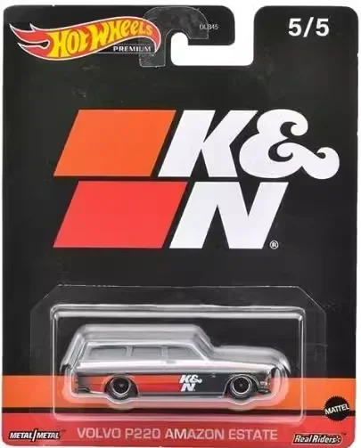 Genuine Hot Wheels Premium Car Pop Culture Children Toys for Boys 1:64 Diecast Vehicles Volvo Mercury Comet Cyclone Kool Kombi