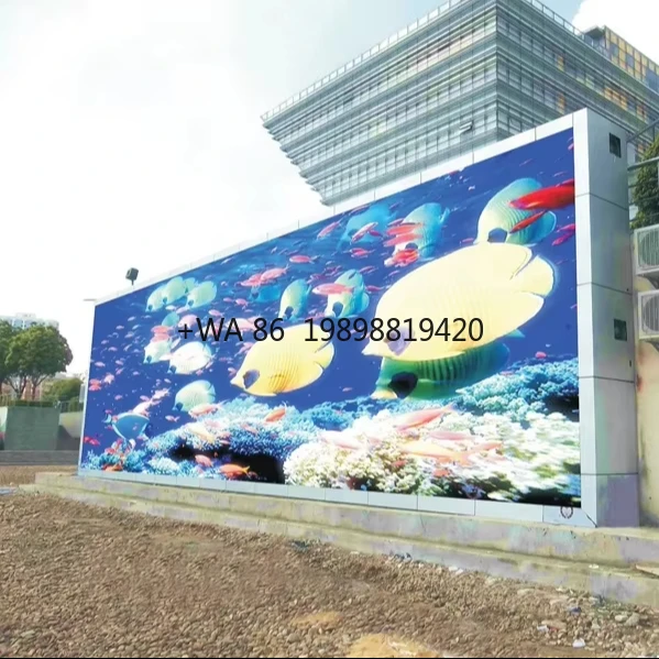 

Настраиваемый 10 мм пиксельный шаг 4x6 Рекламный щит SMD Открытый светодиодный дисплей Большой 10 футов X 12 футов Видеостена 10 футов X 12 футов Экранный шкаф P10 Le