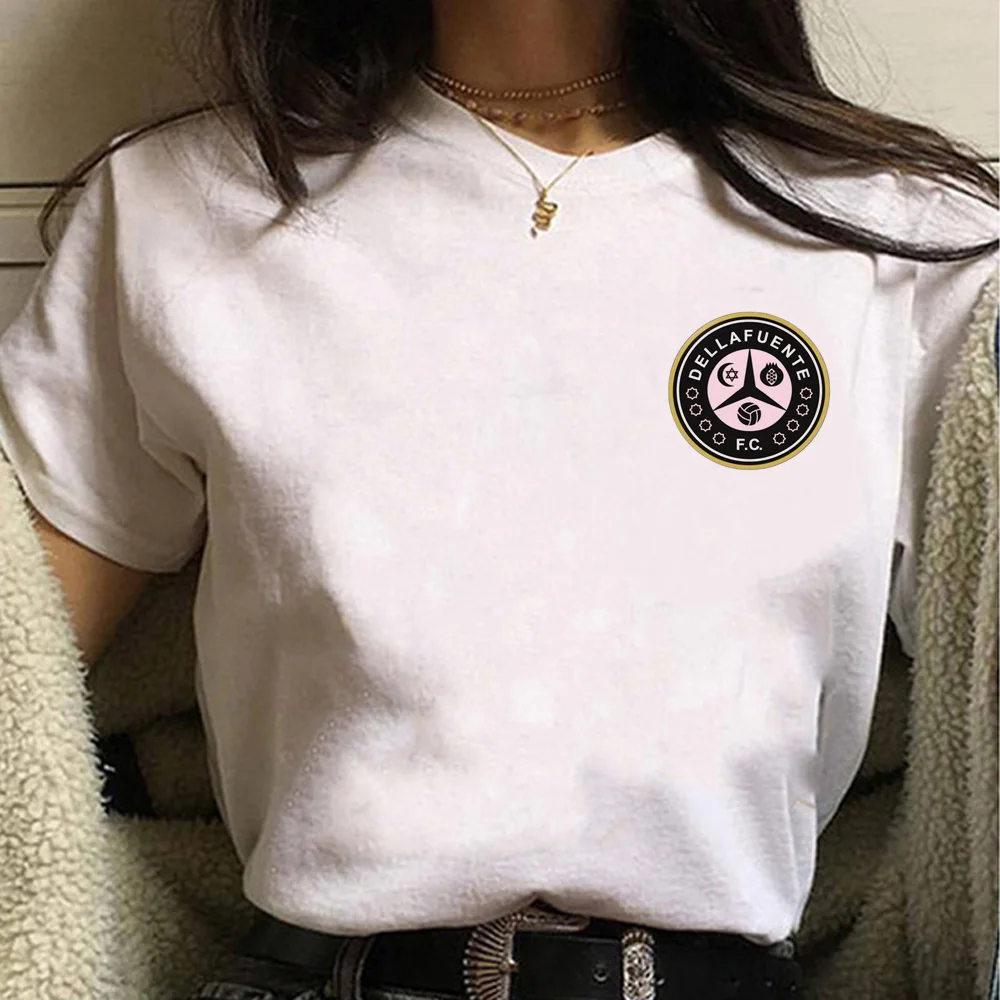 Dellafuente-T-shirt pour femme, vêtement de styliste, manga, 600