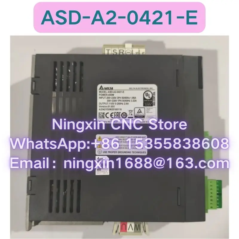 

Second-hand ASD-A2-0421-E servo drive Functional test OK Fast delivery