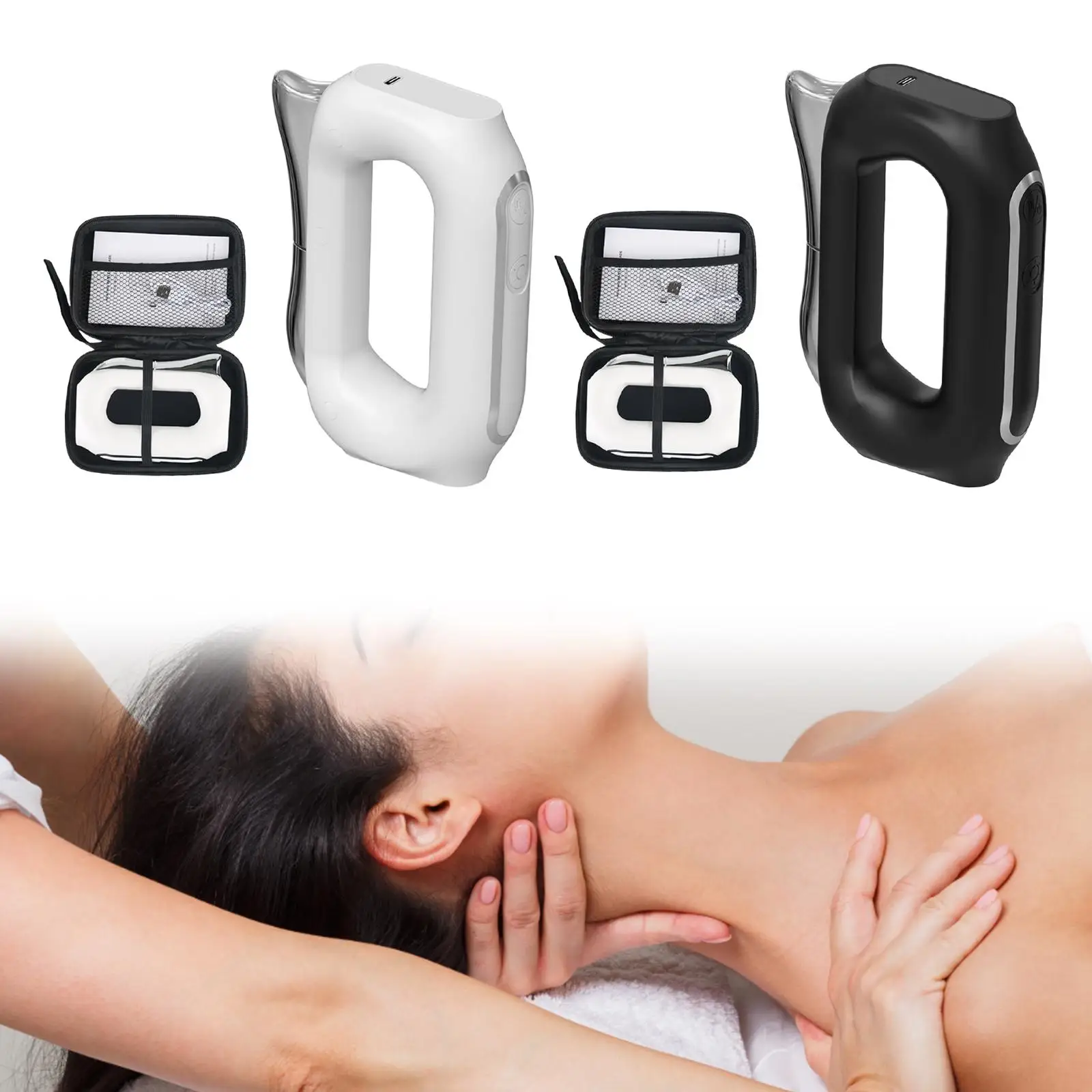

Electric Fascia Massager Gifts Men Women Adults for Whole Body Portable Relaxation Five Levels Regulation Muscle Scrape Set