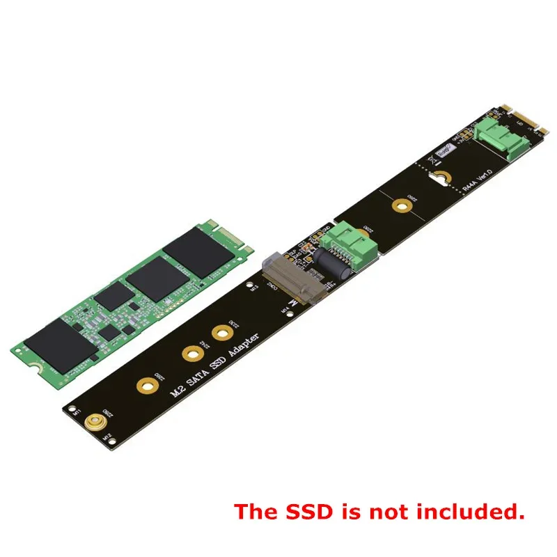 SATA 3 6G\bps M.2 SATA SSD Extender Adapterkartenkabel M2 BM-Key R44A ADT