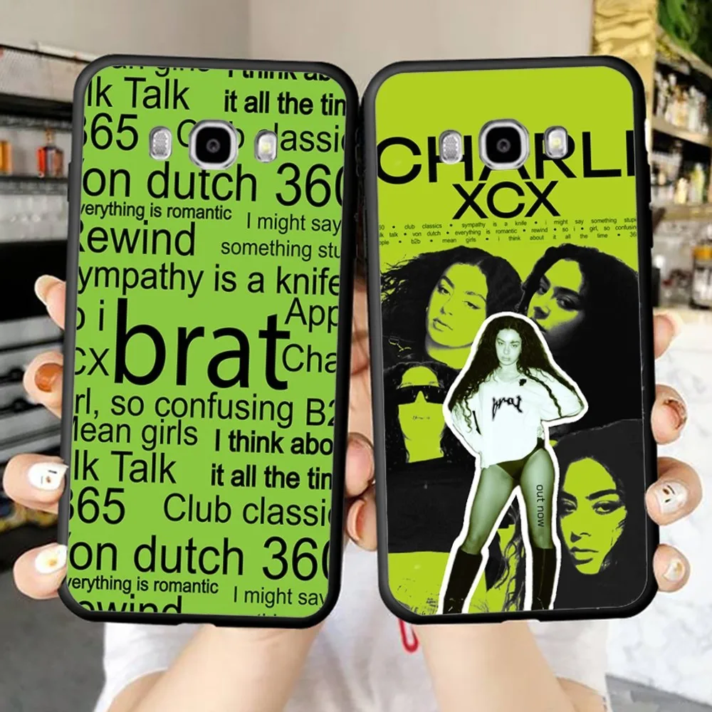 

Singer C-Charli XCX Brat 360 365 Phone Case For Samsung J 7 Plus 7core J7 Neo J6 Plus Prime J6 J4 J5 Mobile Cover