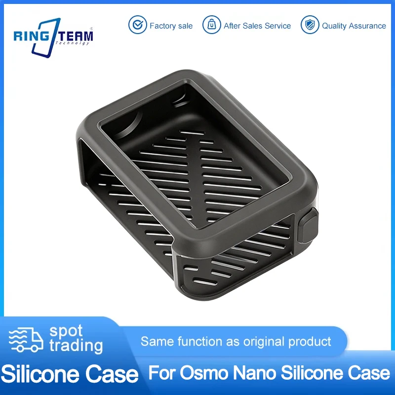 Silicone Protective Case for DJI Osmo Nano with Precise Cutouts And Lens Cap Daily Shooting Adventure Accessory