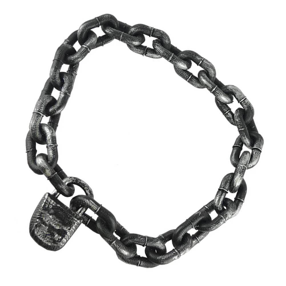 

Plastic Chain Lock Halloween Game Prop Role Play The Drama Funny Performance Bar