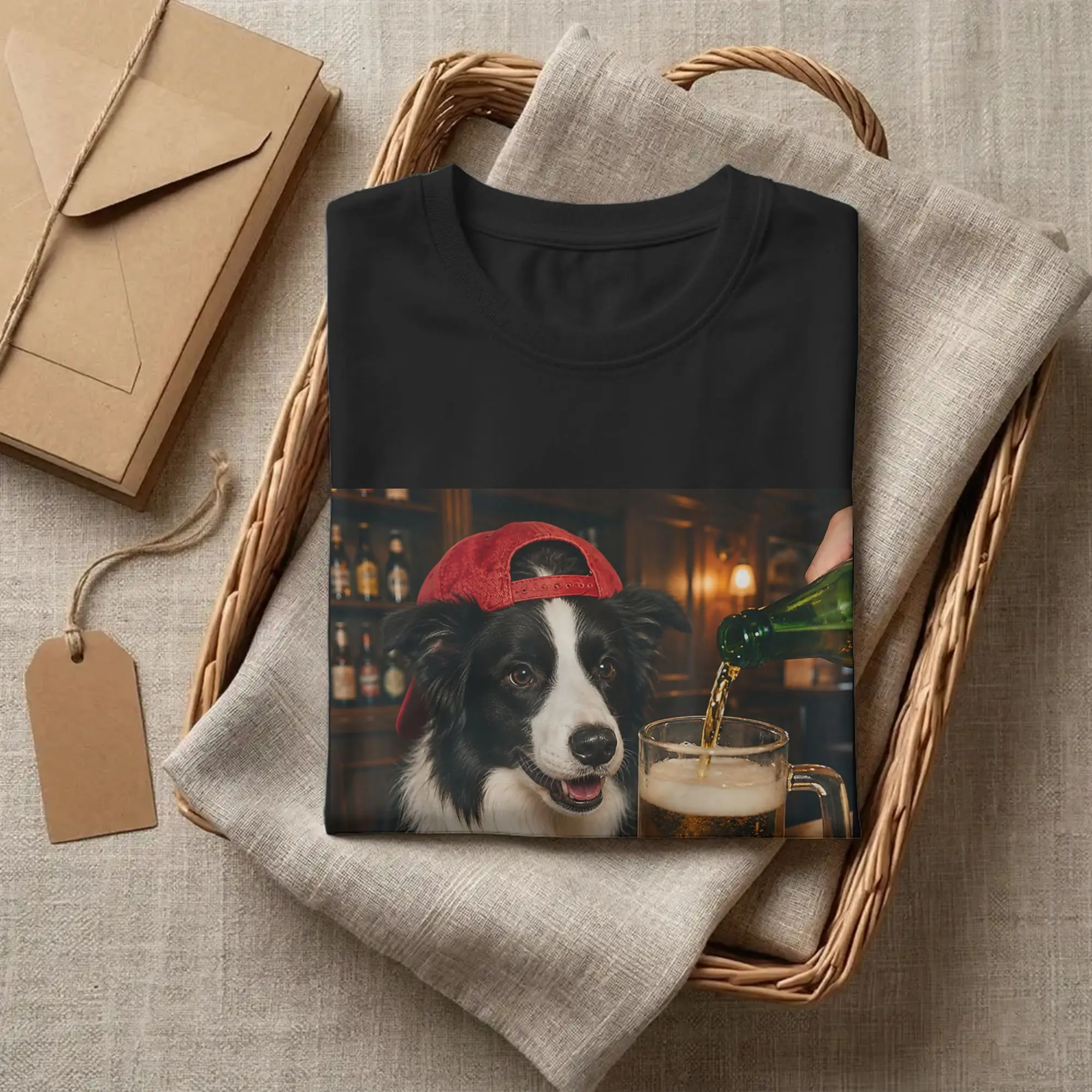 Koszulki z Border Collie pijąc – Summer Clothing Ideas recenzja i cena