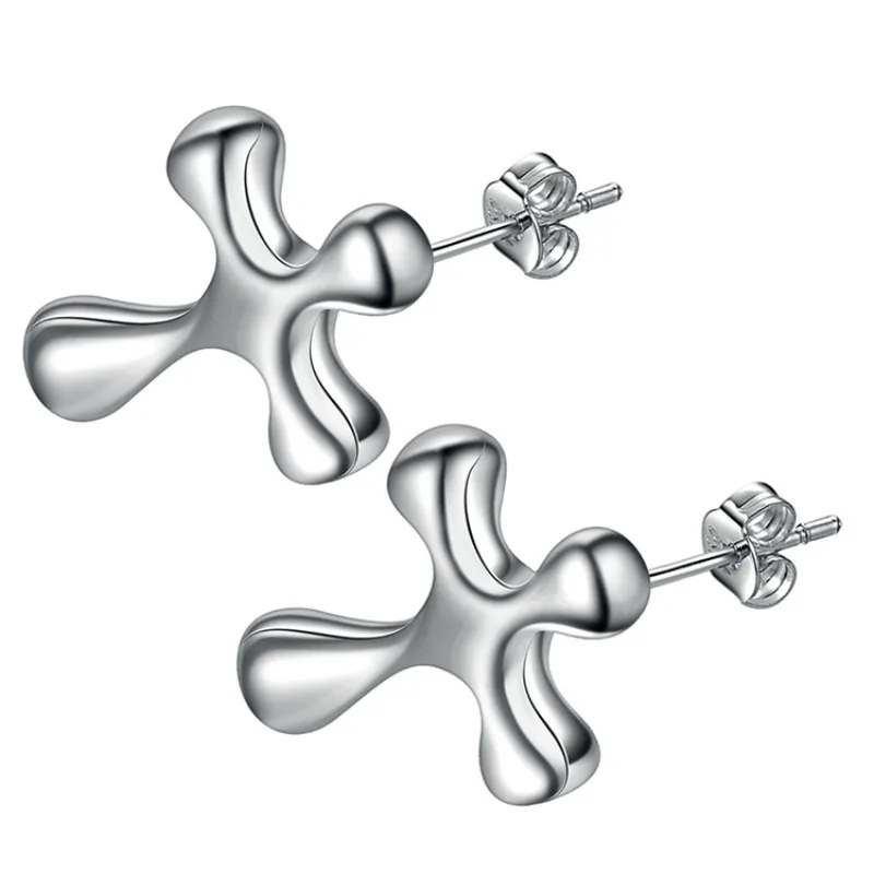 New 925 Sterling Silver Earring Classics Water Droplet Charm Jewelry for Women Wedding Fine Jewelry Engagement High Quality