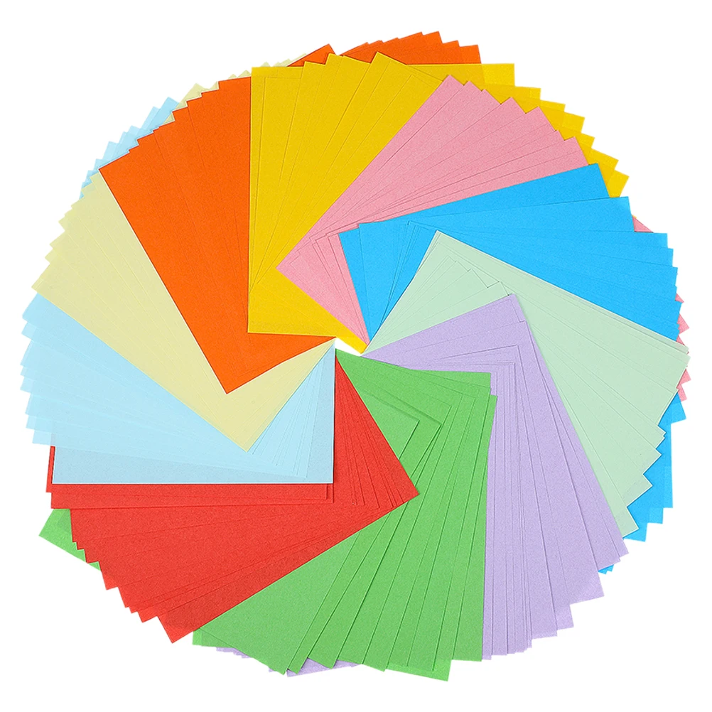 200 peças papel colorido origami criativo diy artesanato papéis fazendo material cartão criança