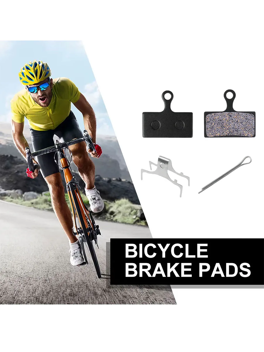 AliExpress pinmoap 1 Pair Mtb Bike Semi Metal Resin Disc Brake Pads Fit For -Shimano Br M615 666 985 Bicycle Cycling Accessories Parts Brake Lining