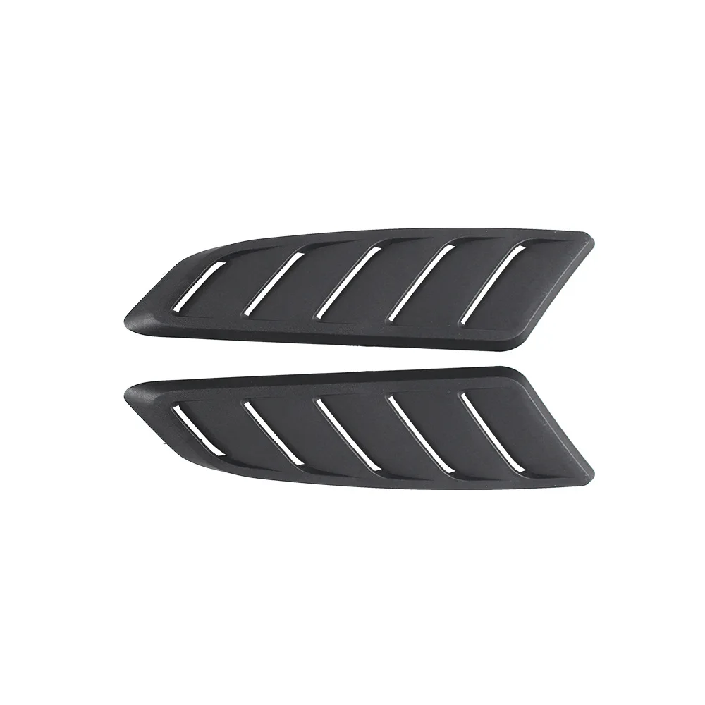 2pcs ABS Universal Car Simulation Hood Vent Decor Sporty Side Air Flow Sticker