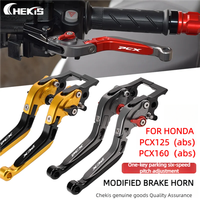 CHEKIS genuine motorcycle accessories  for HONDA PCX125 PCX160 ABS version special modified brake horn with parking function brake lever parking brake lever handbrake adjustable handle foldableable can handle