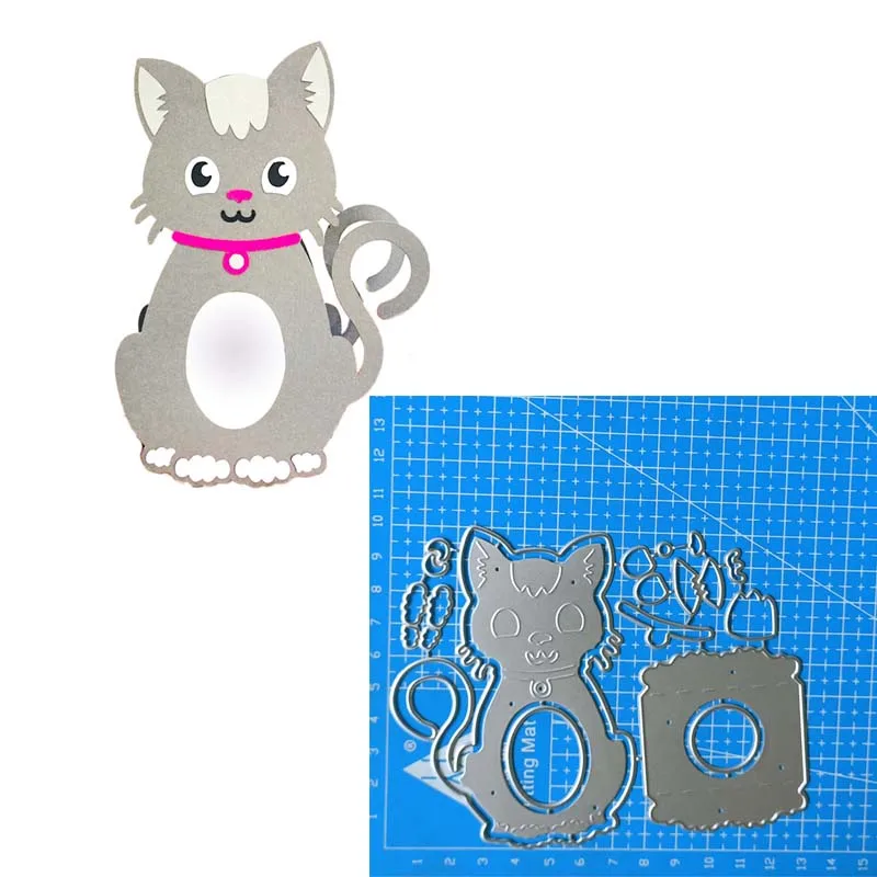 animal dog cat butterfly bear elephant Metal Cutting Dies Decoration Scrapbook Paper cards Craft Knife Mould Blade Punch Stencil