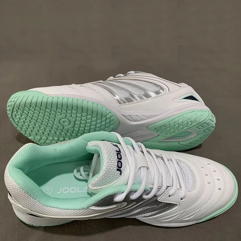 Sepatu tenis meja pria wanita, sneaker uniseks merek pasangan tenis meja keras Anti Slip