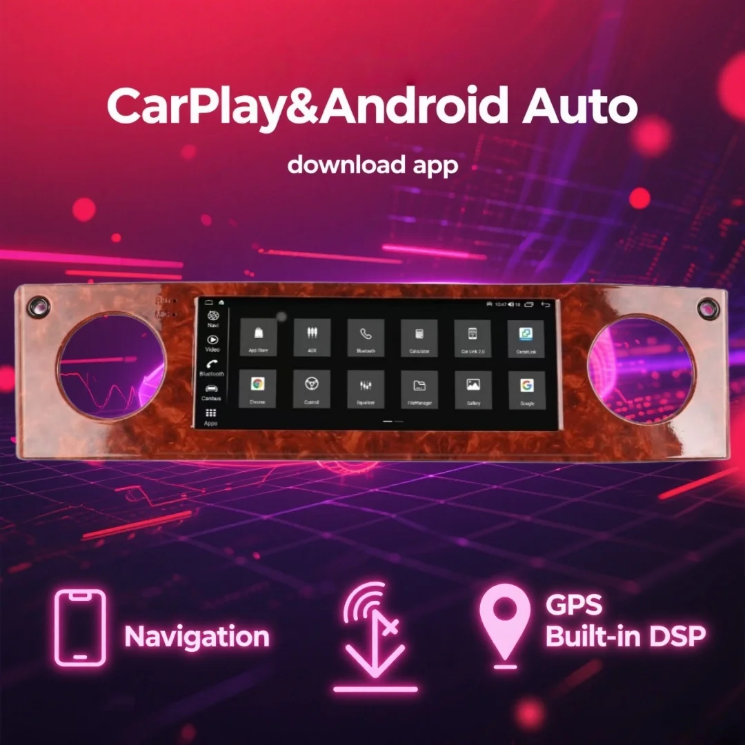 For Rolls -Royce Phantom 2004 ~ 2012 Android Auto Wireless Carplay GPS Navigation Car Radio Stereo Automotive Multimedia Player