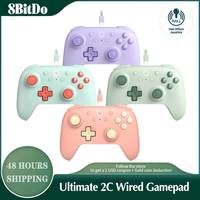 8BitDo Ultimate 2C Wired Game Controller，USB Gamepad with Hall Effect Joystick for PC Windows,Steam Deck,Android,Raspberry Pi