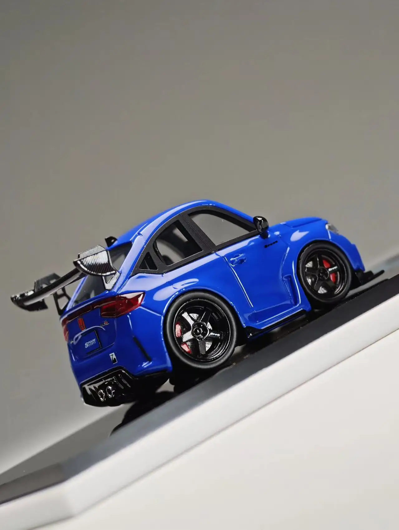 ERAQ 1/64 JCW F56  HondaFL5 MINI COOPER Resin Car Model Car Toy Collection Model Christmas Gift Boy Gift