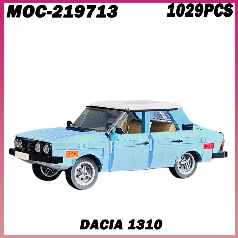 

1029 шт. MOC-219713 City Speed Champion, технический гоночный автомобиль, строительные блоки, гаражный спортивный автомобиль, идеи MOC, креативные игрушки-автомобили