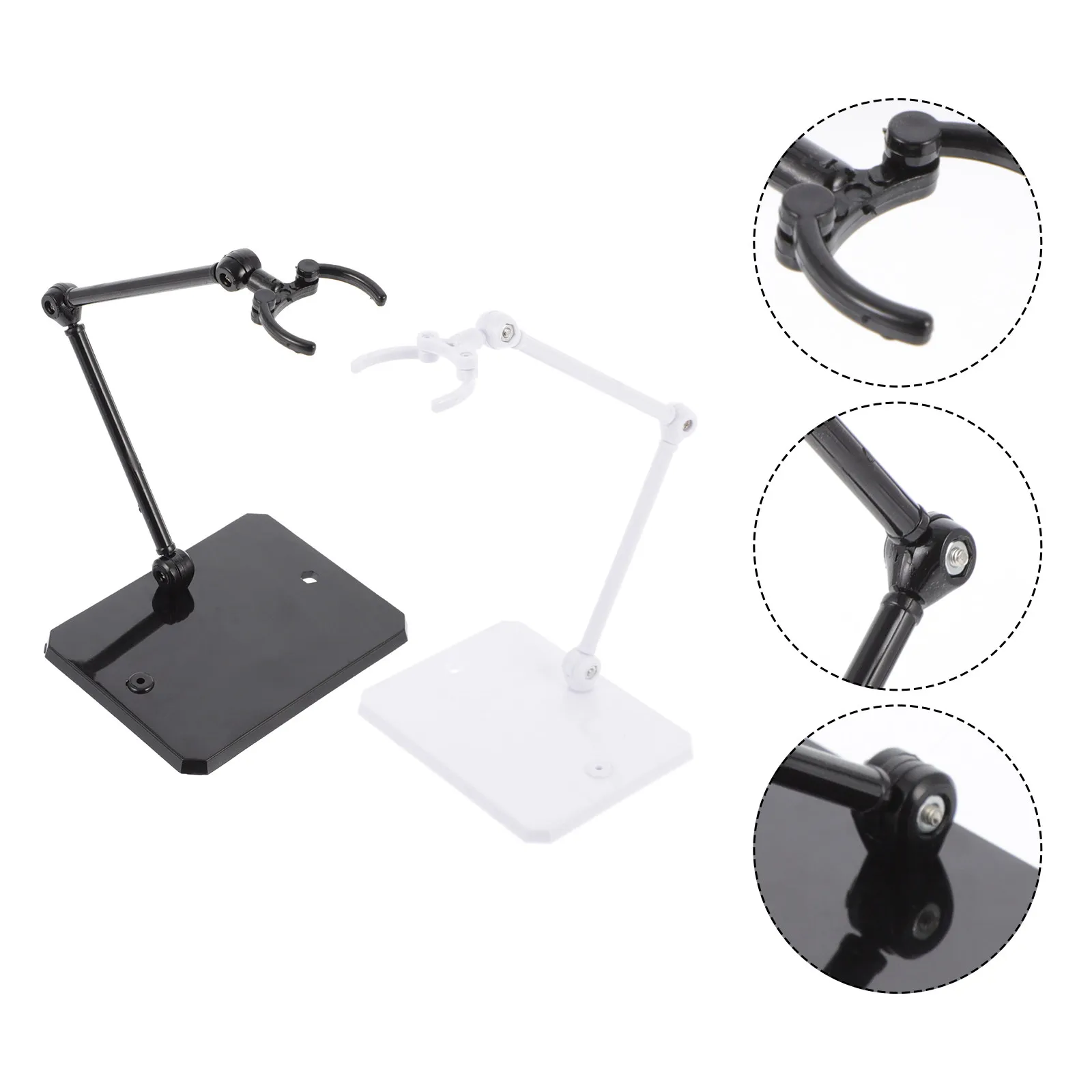 2pcs Action Figure Stand For 2.2Cm Waist Stable Base Holder Display Rack For Home Store Decoration Game Accessory