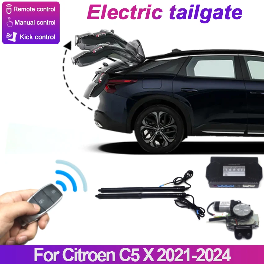 For Car Electric Tailgate For Citroen C5 X 2021-2024 Intelligent Tail Box Door Power Operated Trunk Decoration Refitted Upgrade