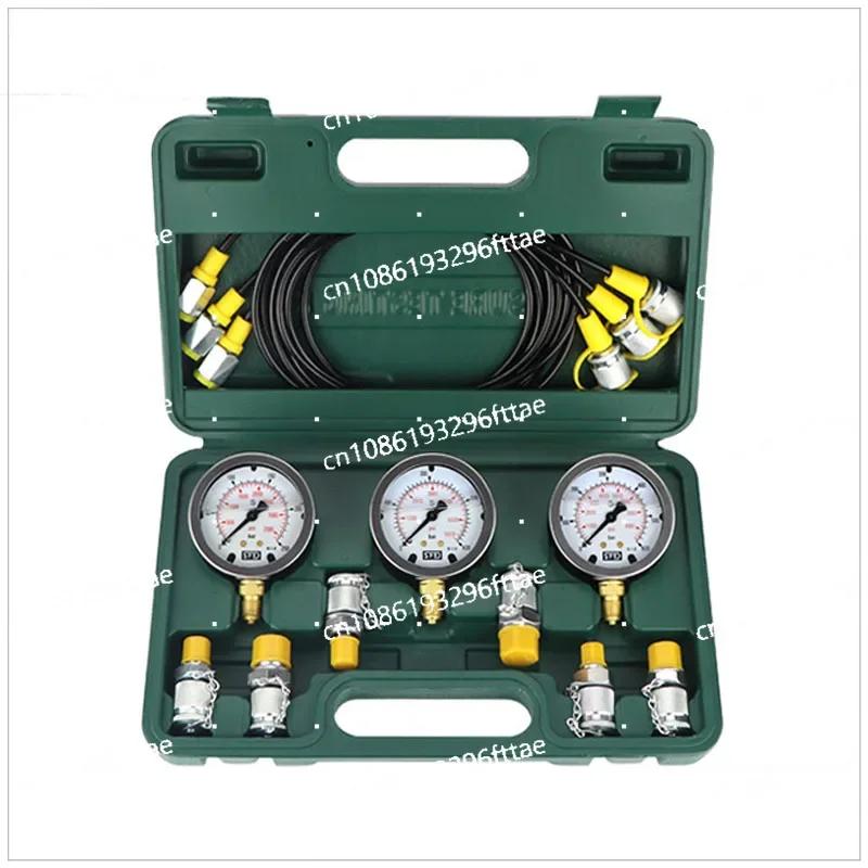 Precise Hydraulic Measuring Box Pilot Pump Combination Instrument Excavator Pressure Gauge Hydraulic Oil Test Pressure Detector