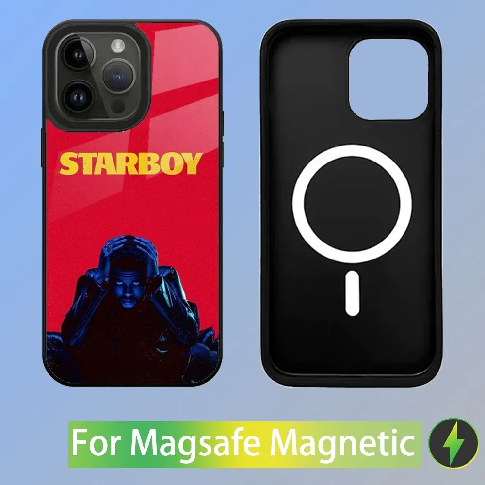 The W-Weeknd Phone Case For iPhone 15,14,13,12,11,Plus,Pro,Max Mini Magsafe Magnetic Wireless Charging