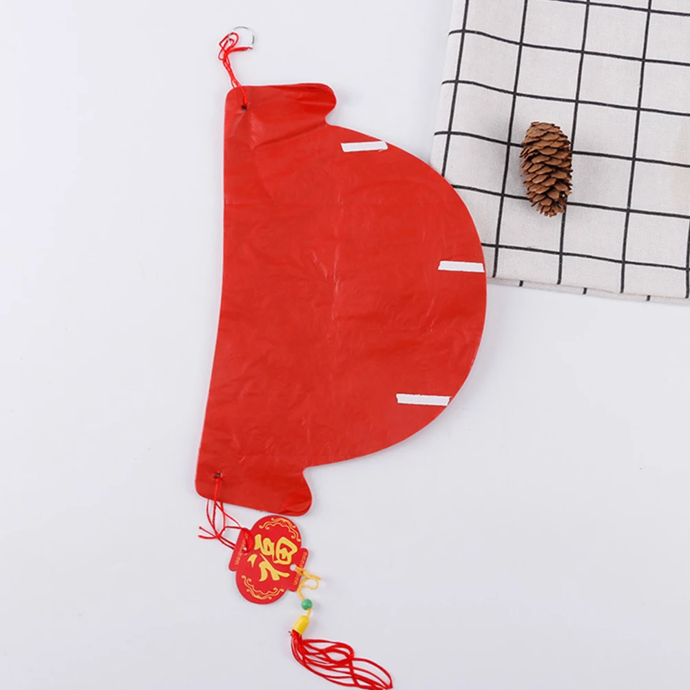 

35 Pcs Oil Paper Lanterns Honeycomb Ball Durable Waterproof Decor Red Hanging New Year Wedding Valentine Traditional