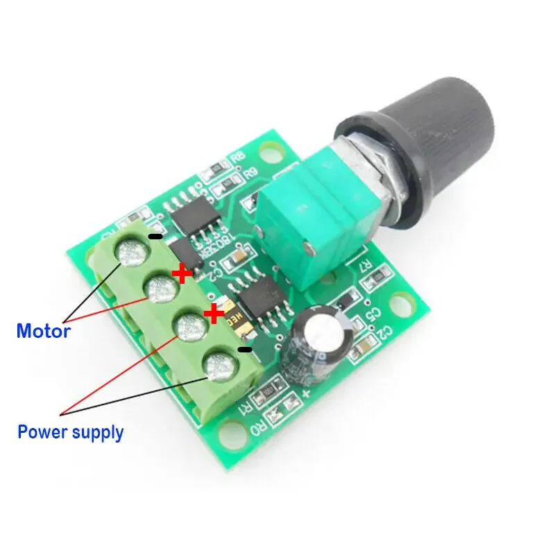 2A DC 1.8V-15V  3V 5V 6V 9V 12V Micro PWM Motor Pump Speed Controller Switch LED Dimmer Low Voltage Control Regulator on/off