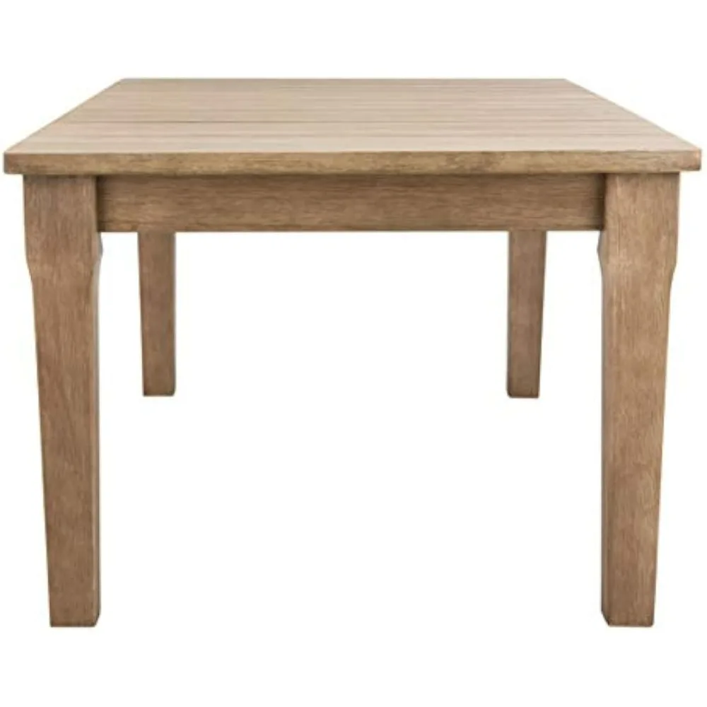 Luxury Outdoor Martinique Natural Wood Coffee Table Couture Patio