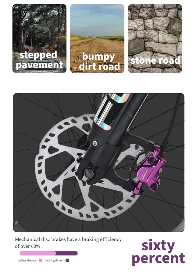 Electric bicycle Akez 1500W electric motor 48V18AH battery E bike 20-inch fat tire full suspension electric sports mountain bike image 6
