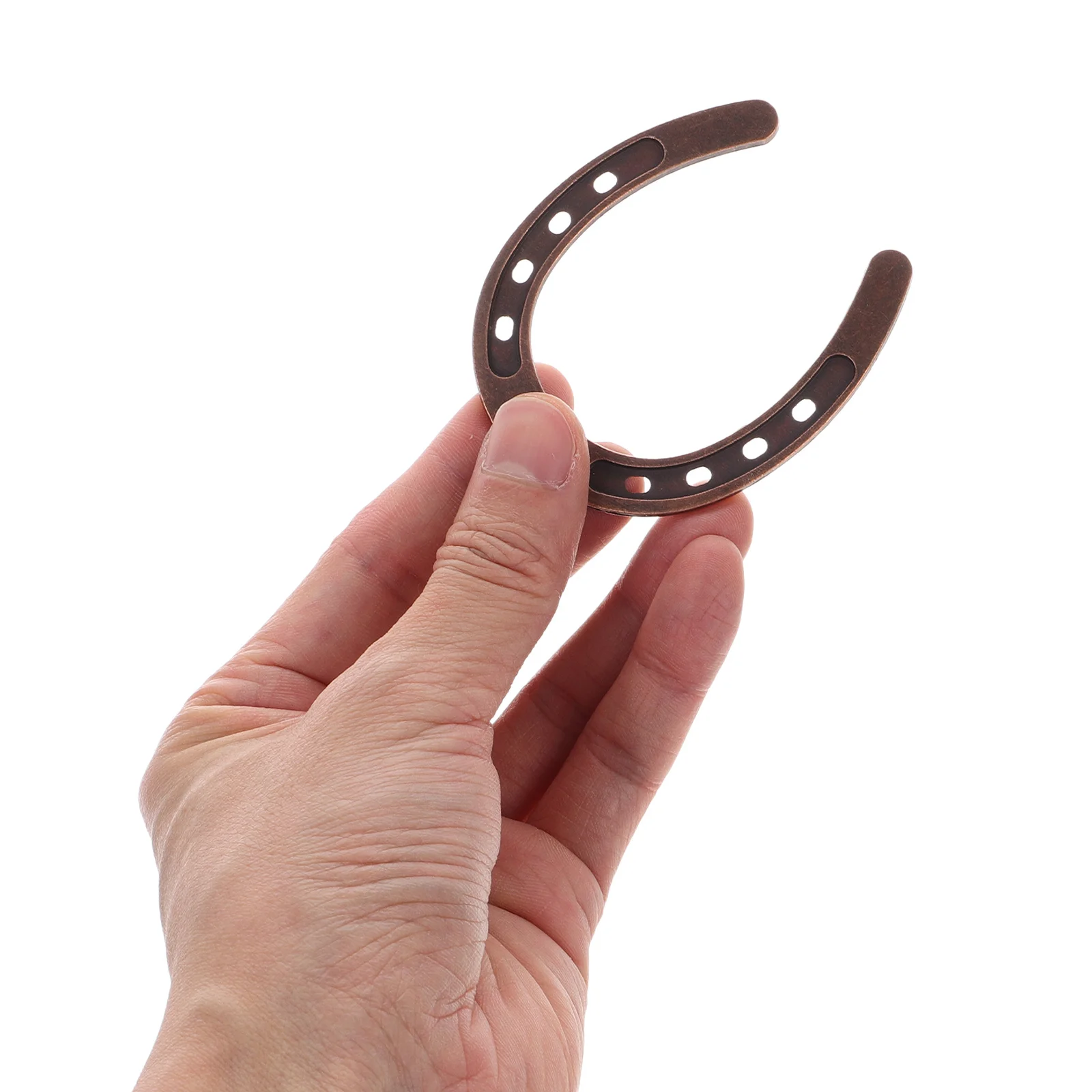 6 قطع معدنية حدوة الحصان شنقا ديكور الحديد جدار الفن خمر حزب الغربية ريفي محظوظ سحر