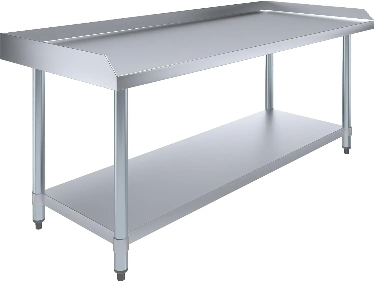 AmGood Stainless Steel Equipment Stand - Heavy Duty, Commercial Grade, with Undershelf, NSF Certified (24