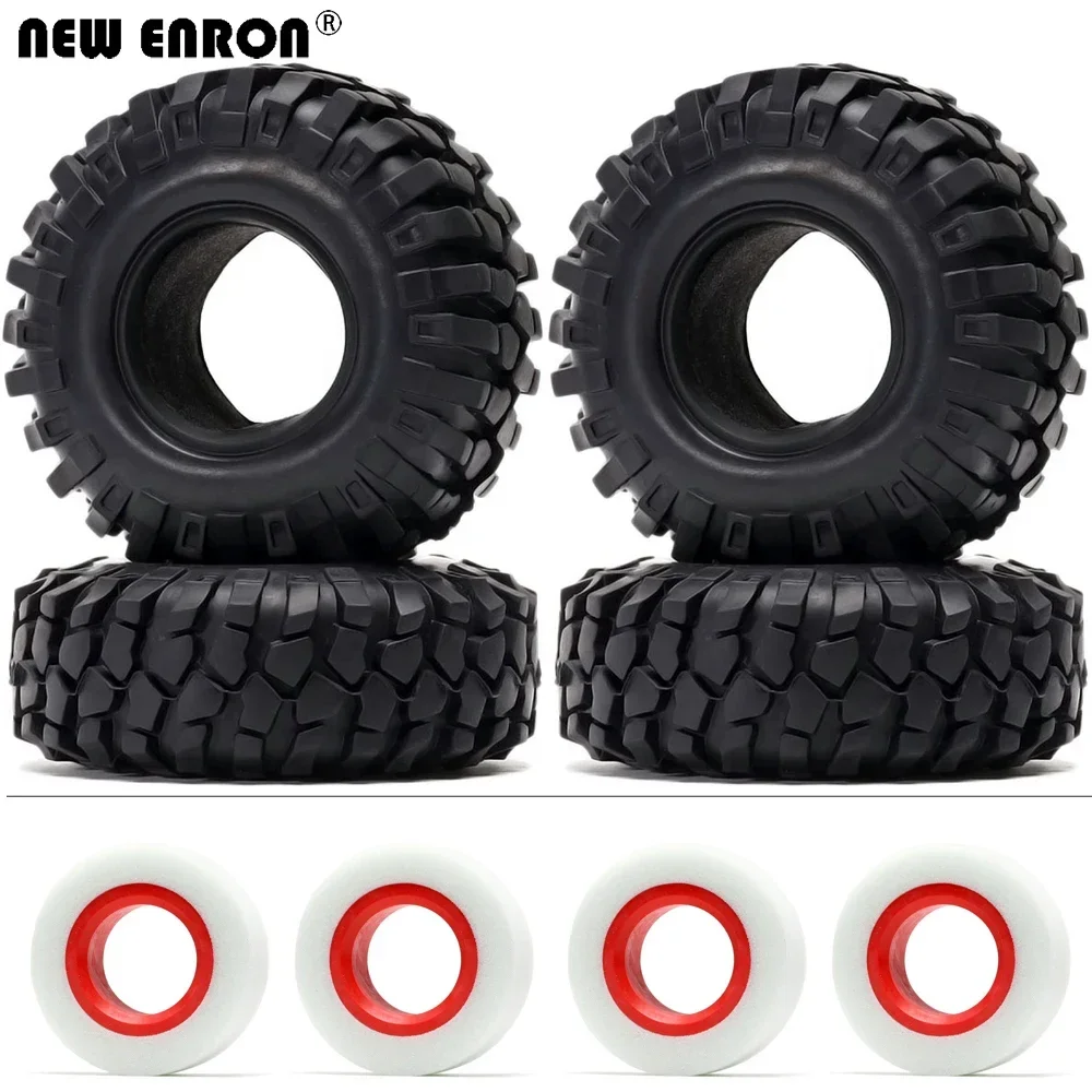 

NEW ENRON 4Pcs 1.9inch Super Swamper Rocks Rubber Wheels Tyre Tires for 1/10 RC Crawler Car AXIAL SCX10 Tamiya Traxxas Jinmy