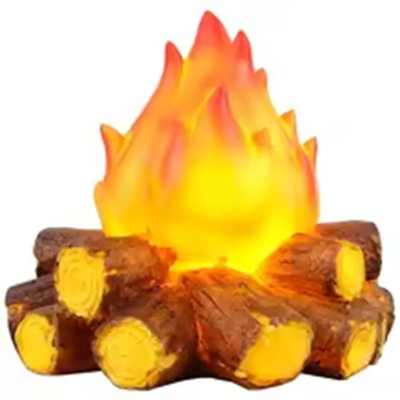 

F-F LED Simulated Firewood Flame Lamp Designed For Outdoor Camping And Indoor Decor Lighting