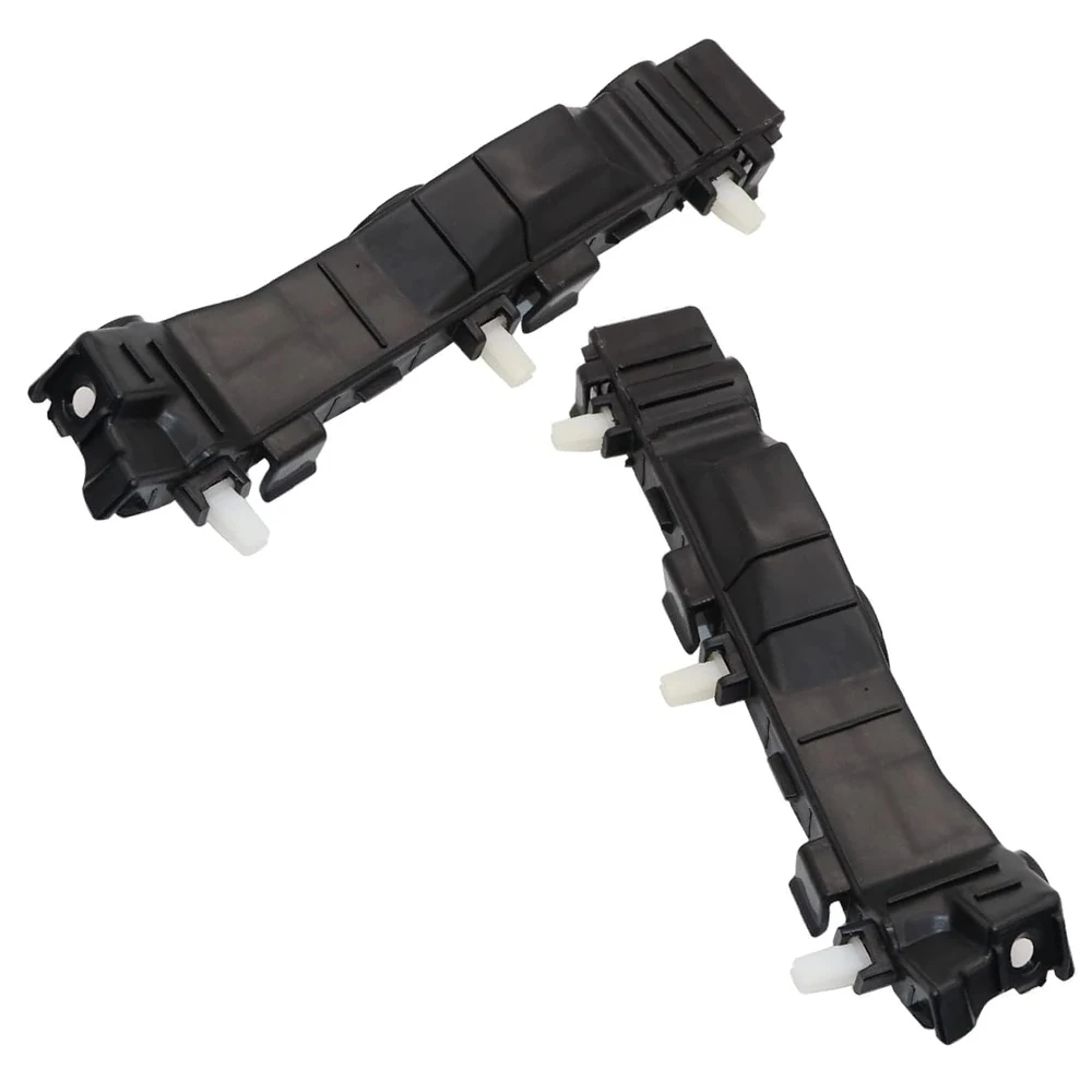 2pcs Front Bumper Bracket Left Right for Kia Rio 2012-2017 Black Mounting Support Holder Bracket 86513-1W200 86514-1W200