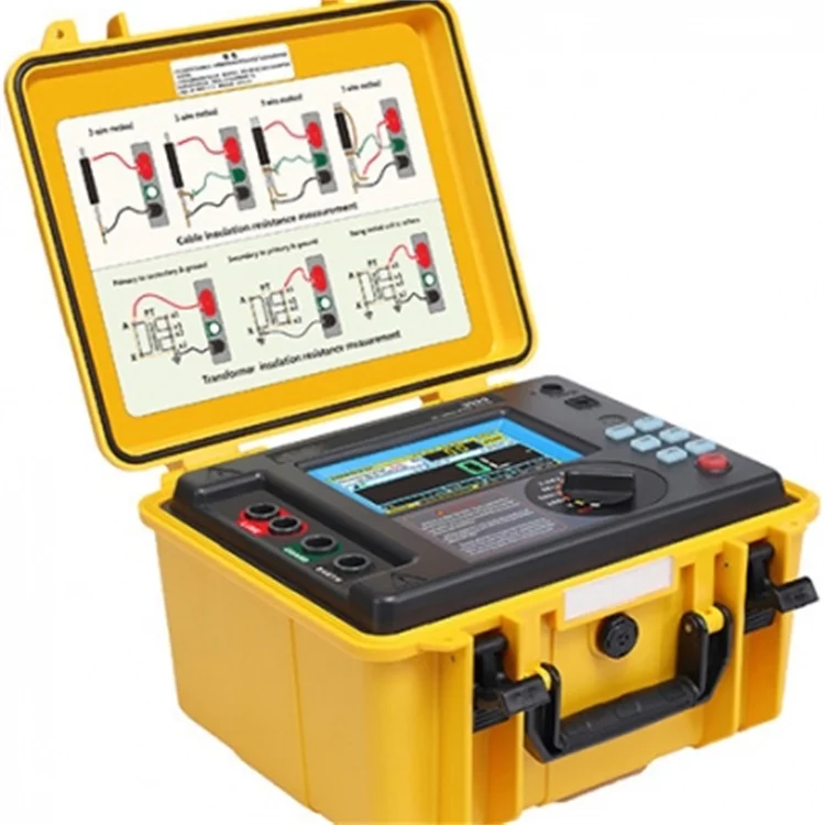 

ETCR3500B High Voltage Insulation Resistance Tester 10KV 5TΩ 5mA DAR PI Megaohmmeter Ohm-Meter