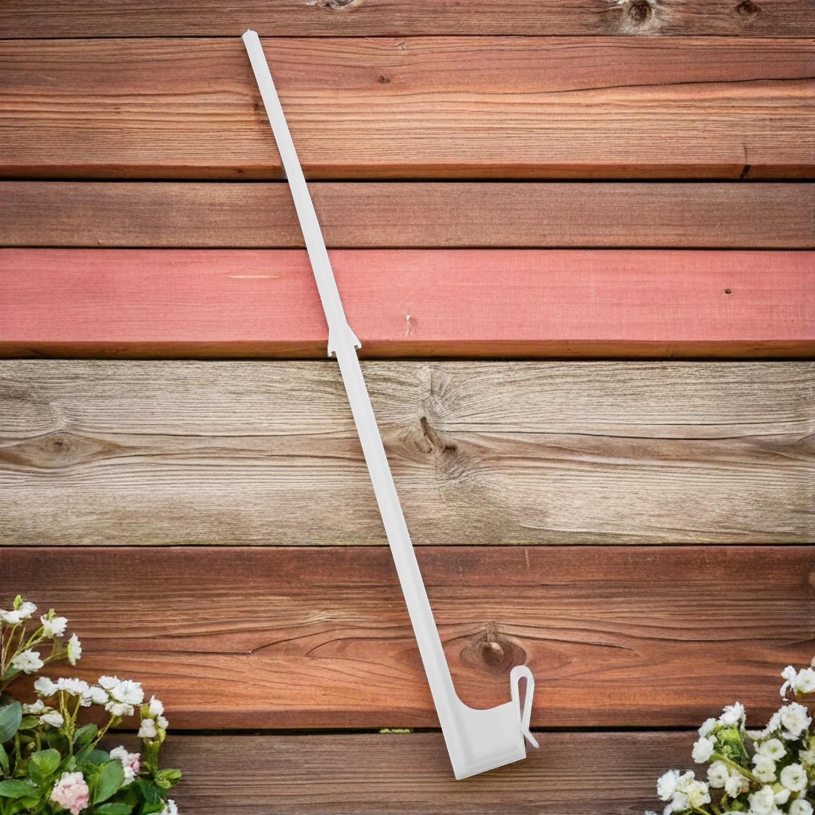 

10Pcs Car Window Flag Poles 44Cm Plastic Universal Clip-on Holder Auto Flagpole Accessories for Parade Sports Rally Patriotic