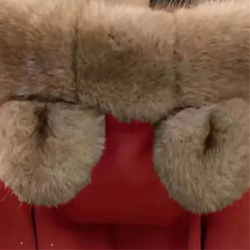 Kinder-Mantel mit Plüschfutter und Kapuze, Winterjacke, dick und warm, Mädchen-Oberbekleidung, neue Thermo-Sport- und Freizeitkleidung für Kinder, 2-10 Jahre – Detail 9