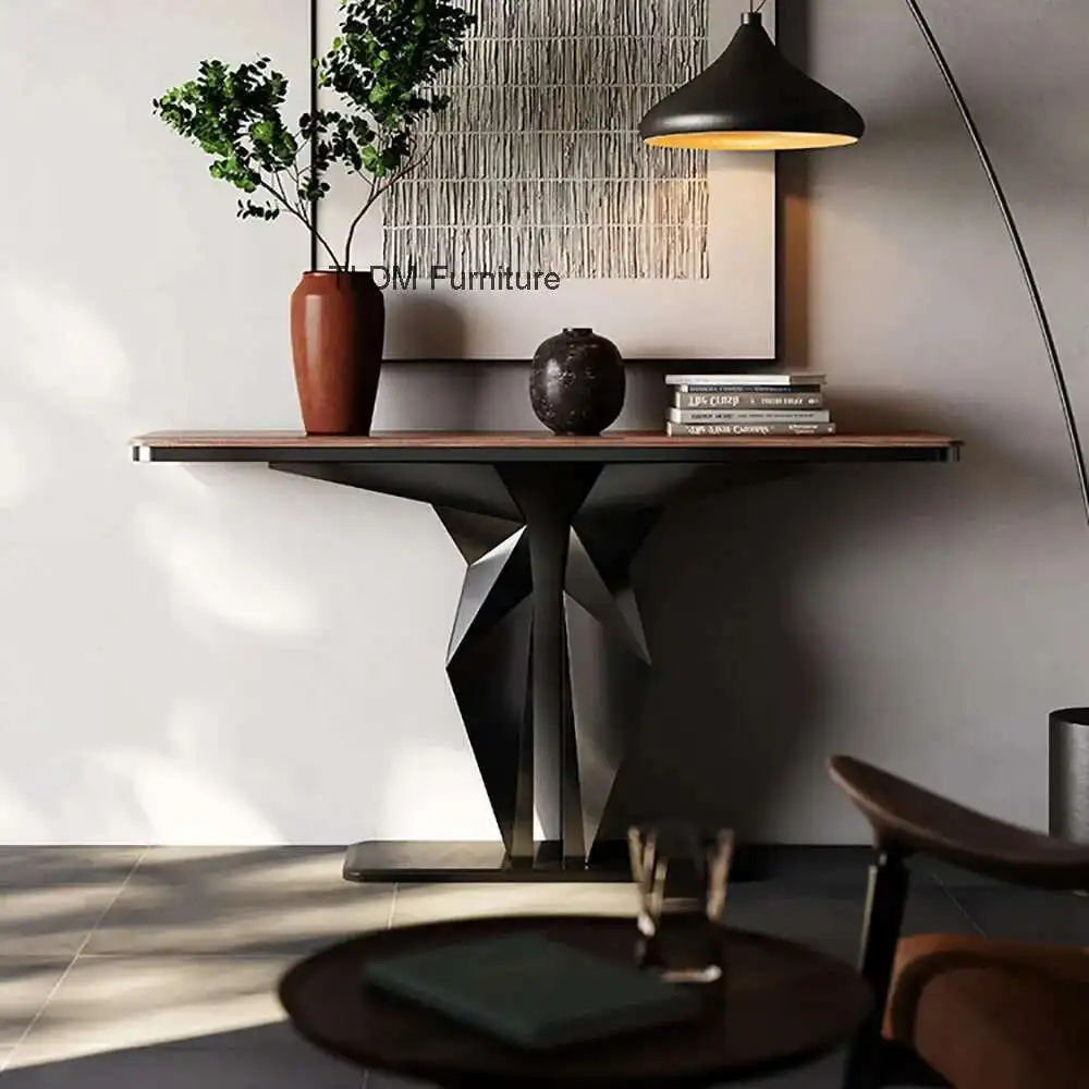 

Nordic Midcentry Console Table Modern Metal Modern Luxury Console Table Entrance Hallway Consolle Ingresso Living Room Furniture