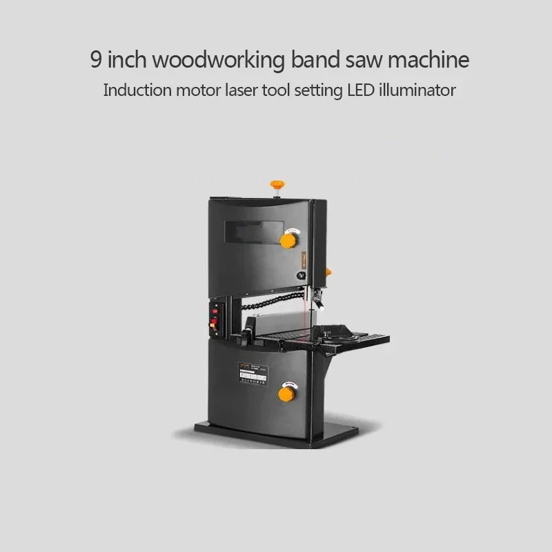 New Small Metal Cutting Band Saw,9 Inch Multi-Function Woodworking Jig Saw,Wire Cutting Machine for Home Use