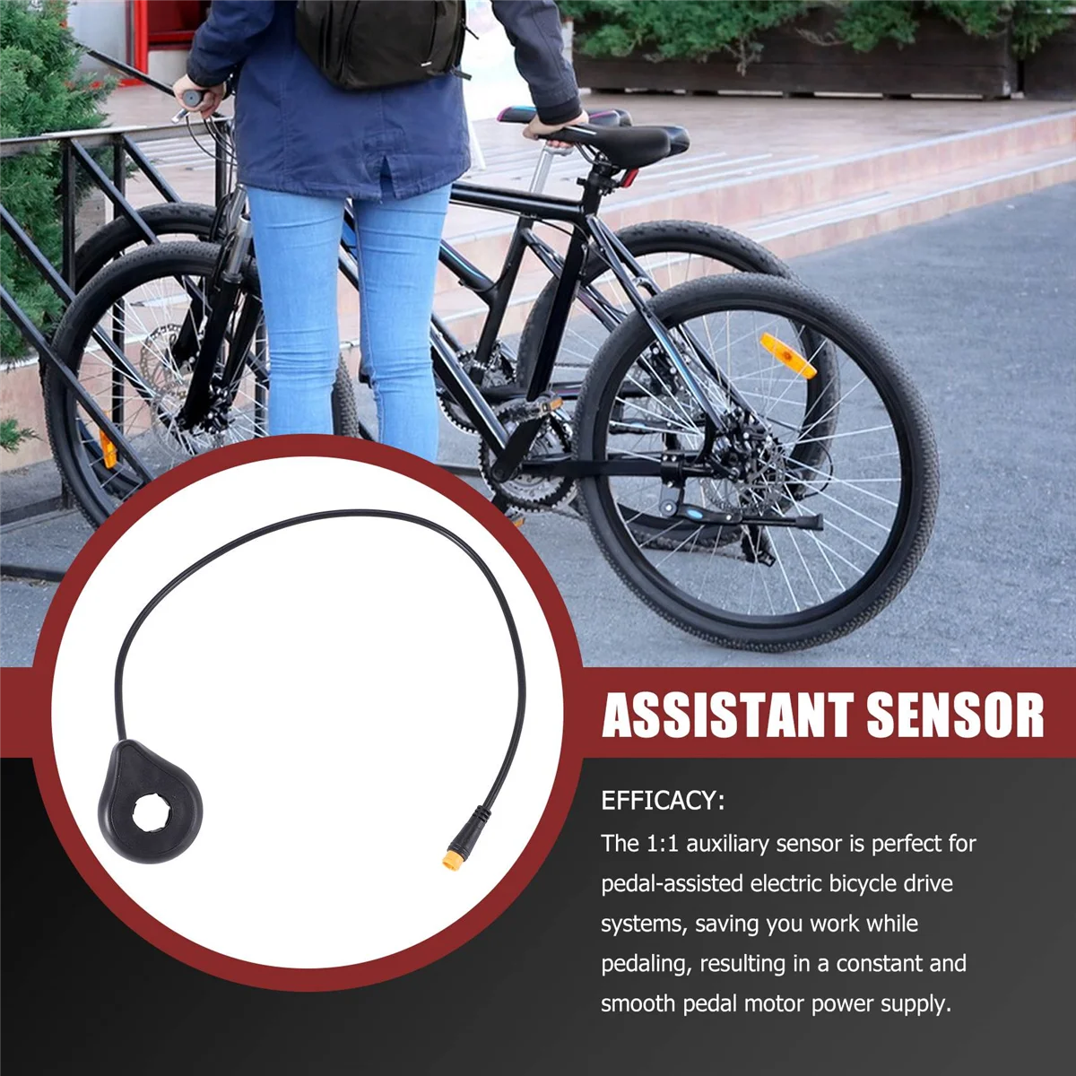 SYJZ Bike Power Pedal Assist Sensor Cycling Accessories Bicycle Parts Bicycle PAS Electric Bicycle Pedal Sensor
