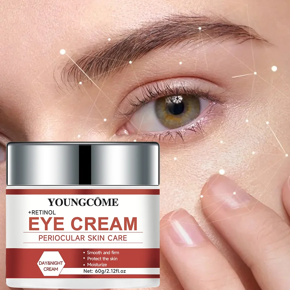 Crema reafirmante para ojos con Retinol, aclara las líneas finas, antihinchazón, partículas de grasa, elimina las ojeras, ilumina el cuidado hidratante de los ojos